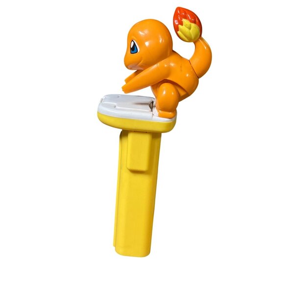 Bandai Charmander Candy Dispenser Yellow Orange Collectible Pokemon Figure 1998 - Picture 8 of 13